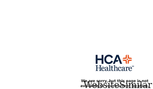 hcahealthcare.com Screenshot