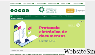 hcpa.edu.br Screenshot