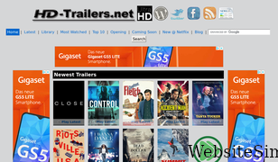 hd-trailers.net Screenshot