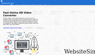 hdconvert.com Screenshot