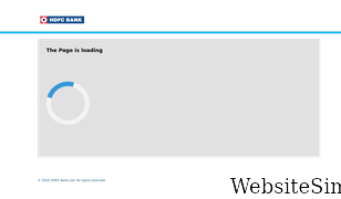 hdfcbank.com Screenshot