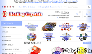 healingcrystals.com Screenshot