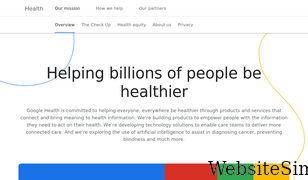 health.google Screenshot