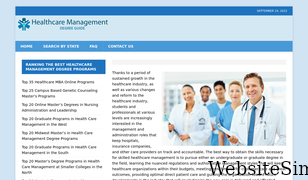 healthcare-management-degree.net Screenshot