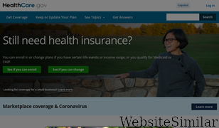 healthcare.gov Screenshot