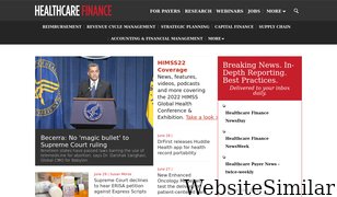 healthcarefinancenews.com Screenshot