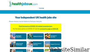 healthjobsuk.com Screenshot