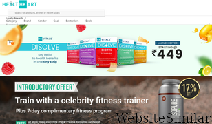 healthkart.com Screenshot
