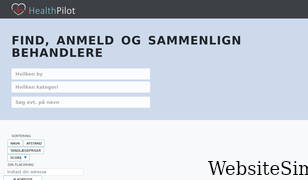 healthpilot.dk Screenshot