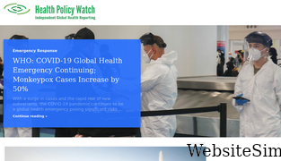 healthpolicy-watch.news Screenshot