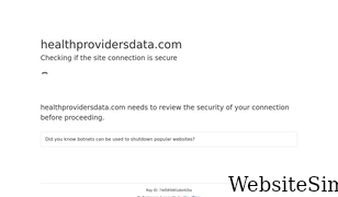 healthprovidersdata.com Screenshot