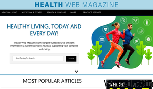 healthwebmagazine.com Screenshot
