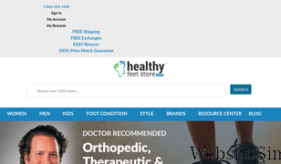 healthyfeetstore.com Screenshot