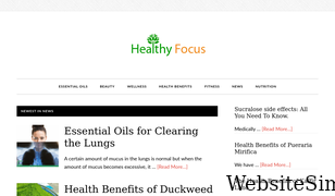 healthyfocus.org Screenshot