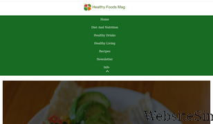 healthyfoodsmag.net Screenshot