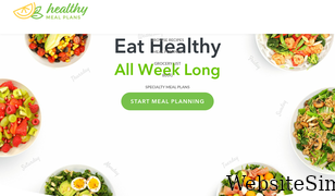 healthymealplans.com Screenshot