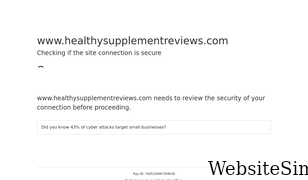 healthysupplementreviews.com Screenshot