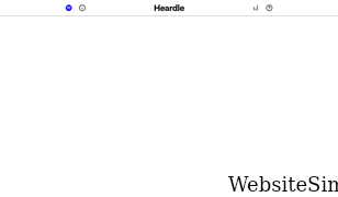 heardle.net Screenshot