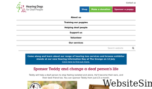 hearingdogs.org.uk Screenshot