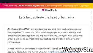 heartmath.com Screenshot