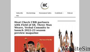 heatcheckcbb.com Screenshot