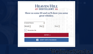 heavenhilldistillery.com Screenshot