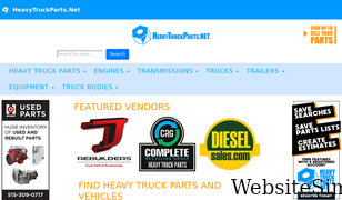 heavytruckparts.net Screenshot