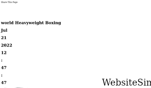 heavyweightboxing.com Screenshot