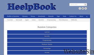 heelpbook.net Screenshot