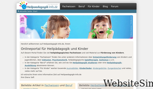 heilpaedagogik-info.de Screenshot