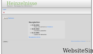 heinzelnisse.info Screenshot