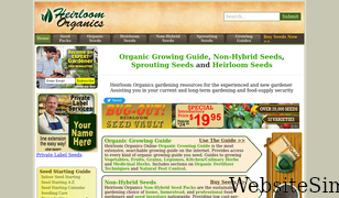 heirloom-organics.com Screenshot