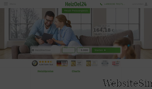 heizoel24.at Screenshot
