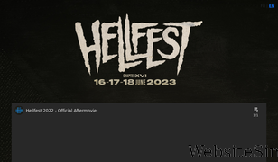 hellfest.fr Screenshot