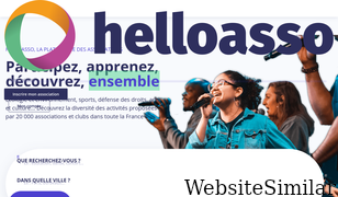 helloasso.com Screenshot
