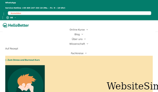 hellobetter.de Screenshot