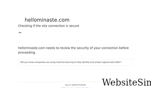 hellominaste.com Screenshot