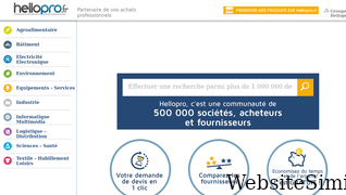 hellopro.fr Screenshot