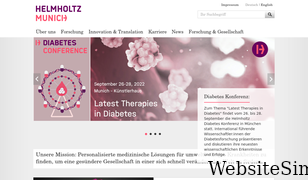 helmholtz-munich.de Screenshot