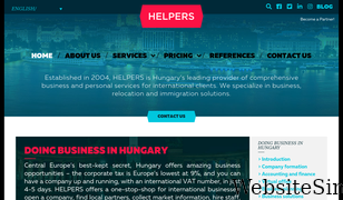 helpers.hu Screenshot