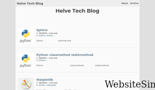 helve-blog.com Screenshot
