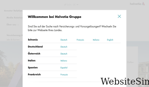 helvetia.com Screenshot