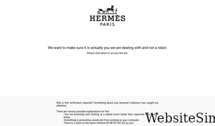 hermes.com Screenshot