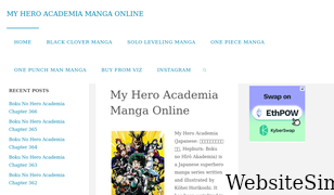 heroacademia-manga.com Screenshot