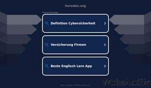 herodex.org Screenshot