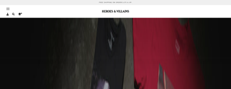 heroesvillains.com Screenshot
