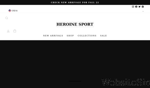 heroinesport.com Screenshot