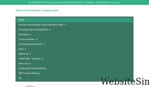 hersenletsel-uitleg.nl Screenshot