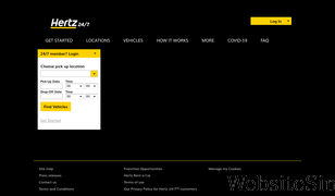 hertz247.co.uk Screenshot