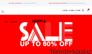hervia.com Screenshot